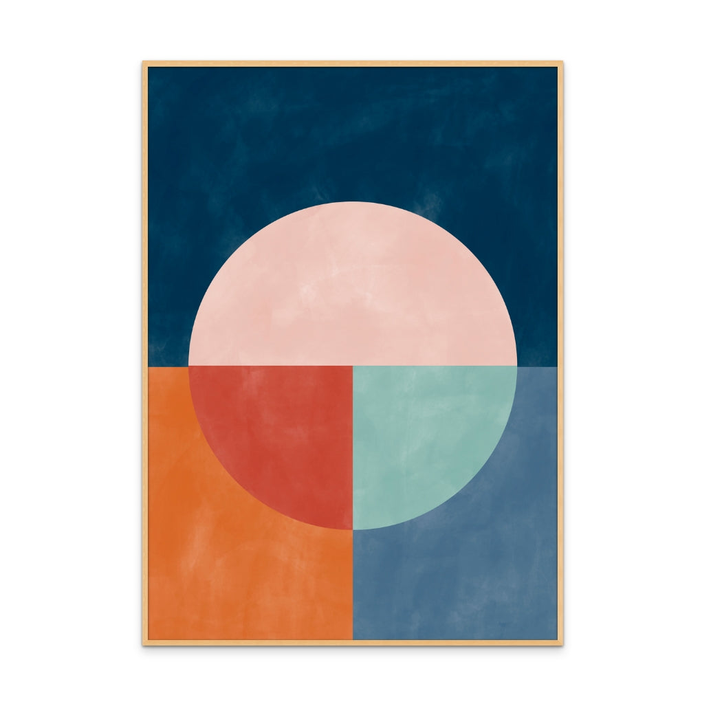 Circular Fushion Art Print