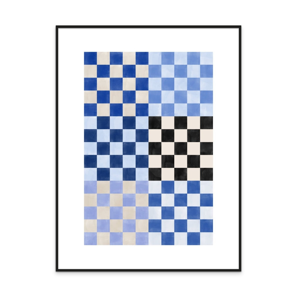 Blue board Art Print