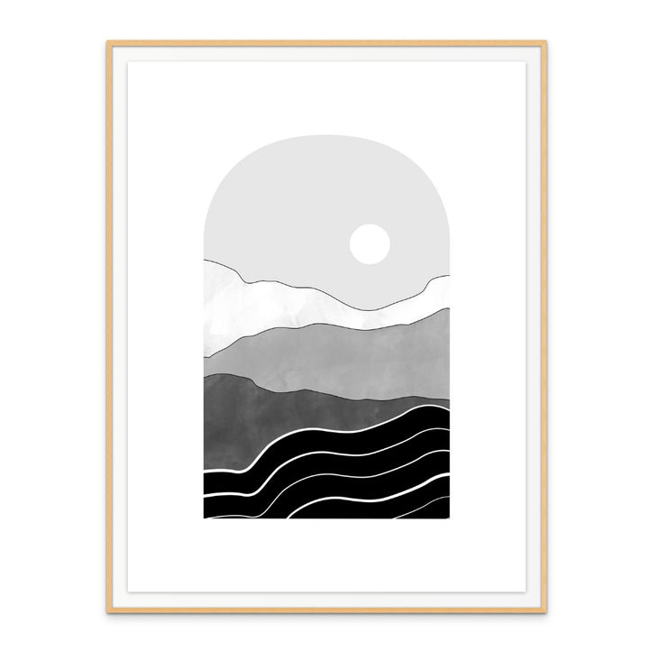 Abstract landscape Art Print