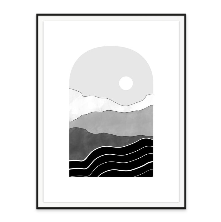 Abstract landscape Art Print