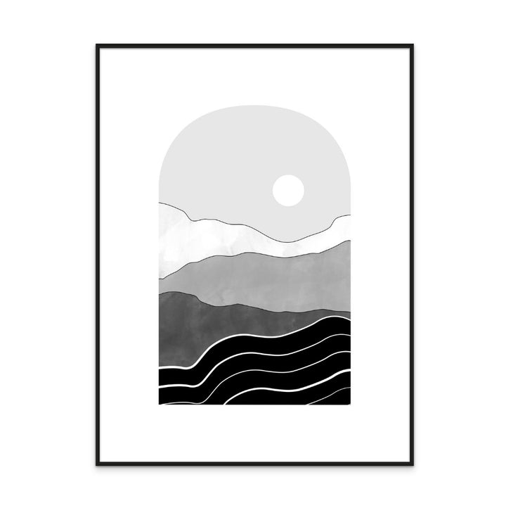 Abstract landscape Art Print