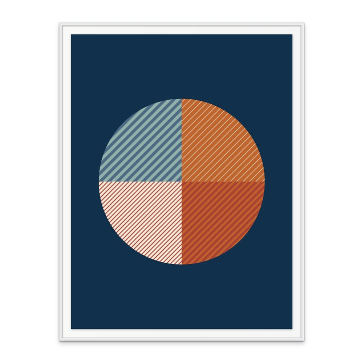 Broken circle Art Print