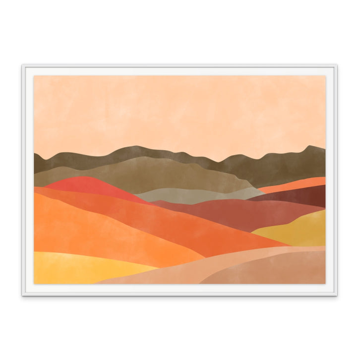 Warm landscape 2 Art Print