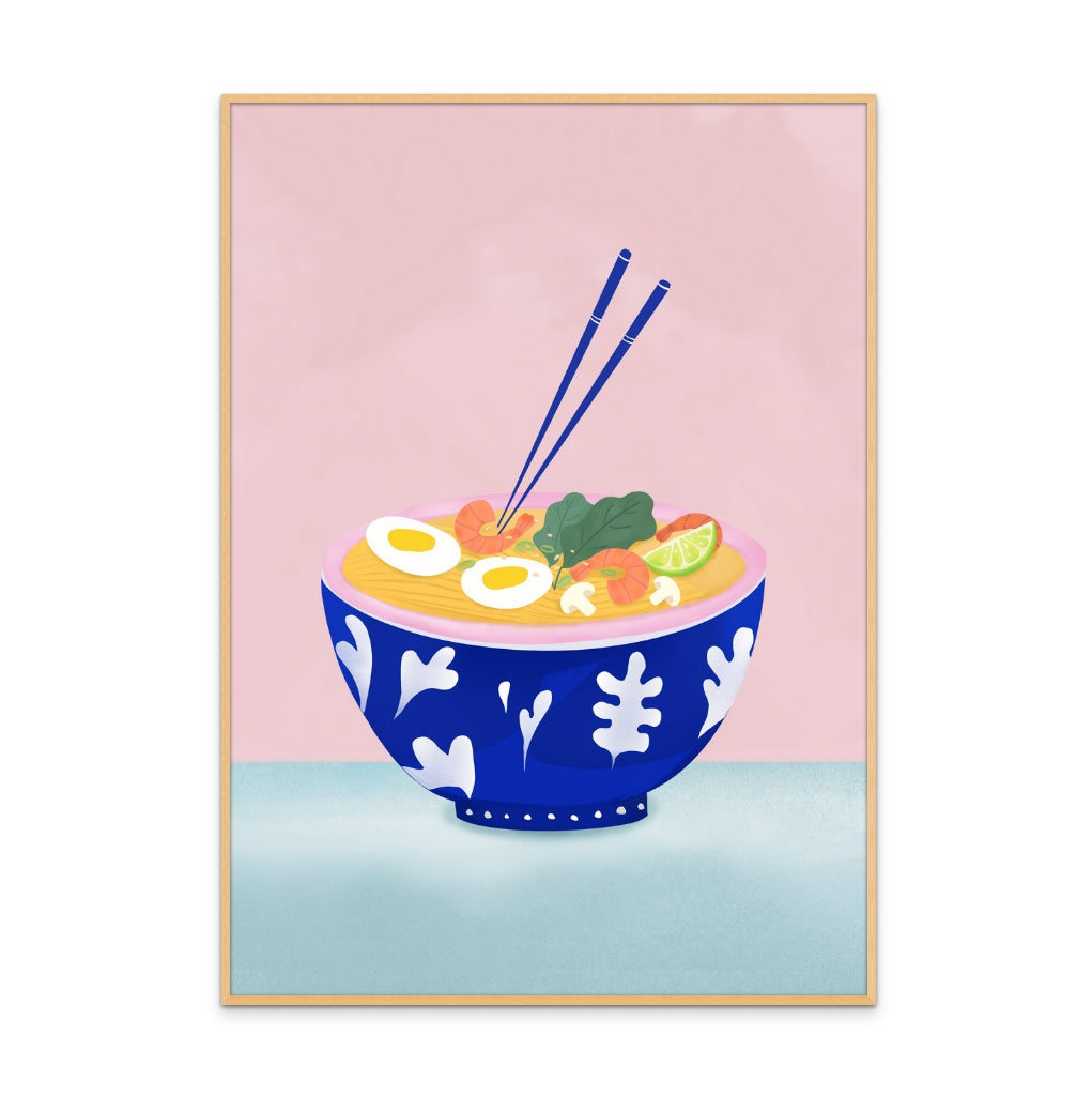 Ramen Bowl Art Print