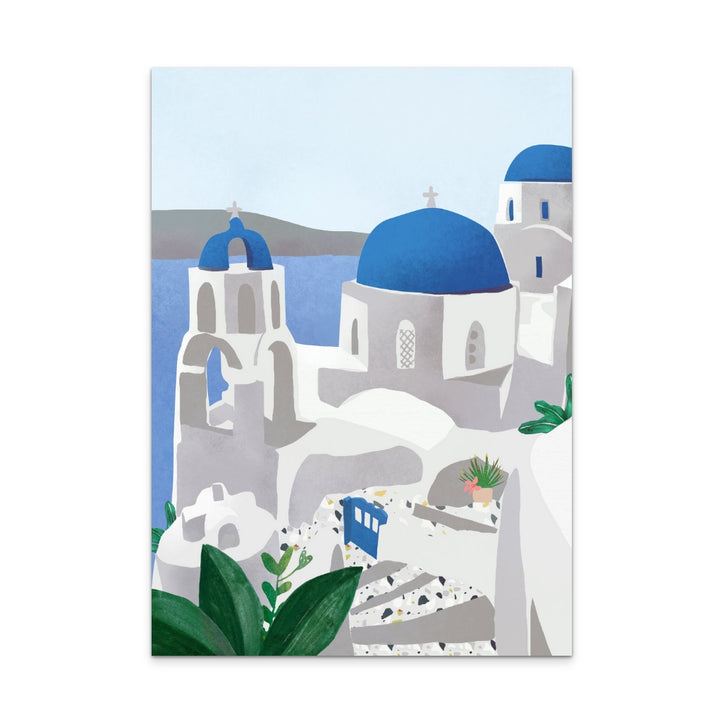 Santorini Island Art Print