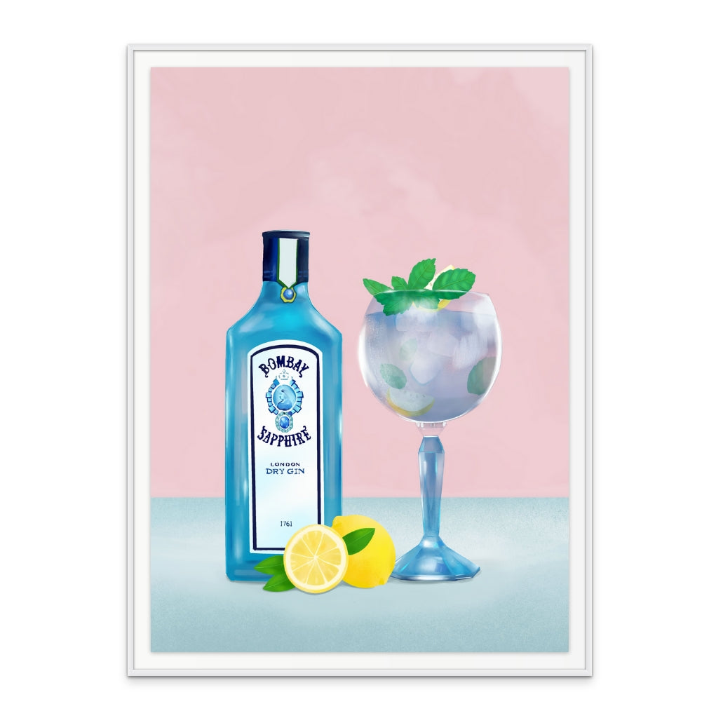 Gin Cocktail Art Print