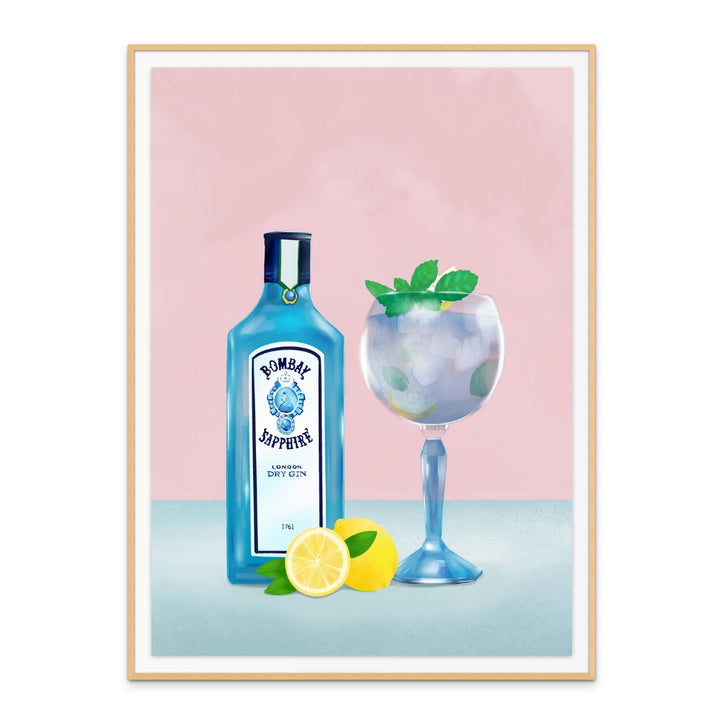 Gin Cocktail Art Print