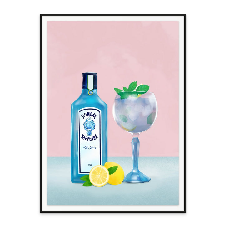 Gin Cocktail Art Print