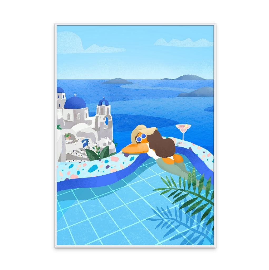 Summer in Greece Art Print