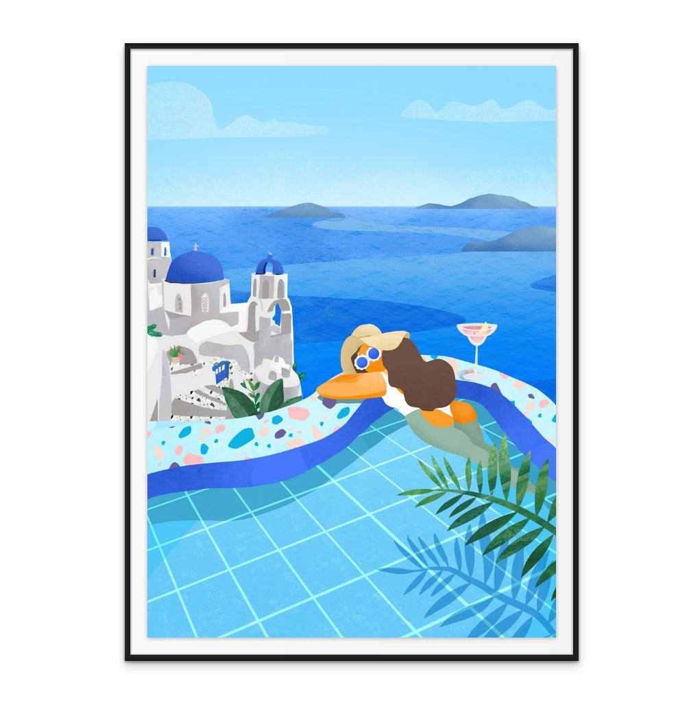 Summer in Greece Art Print