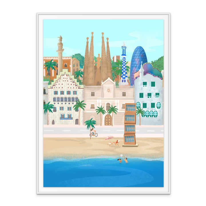 Barcelona Art Print