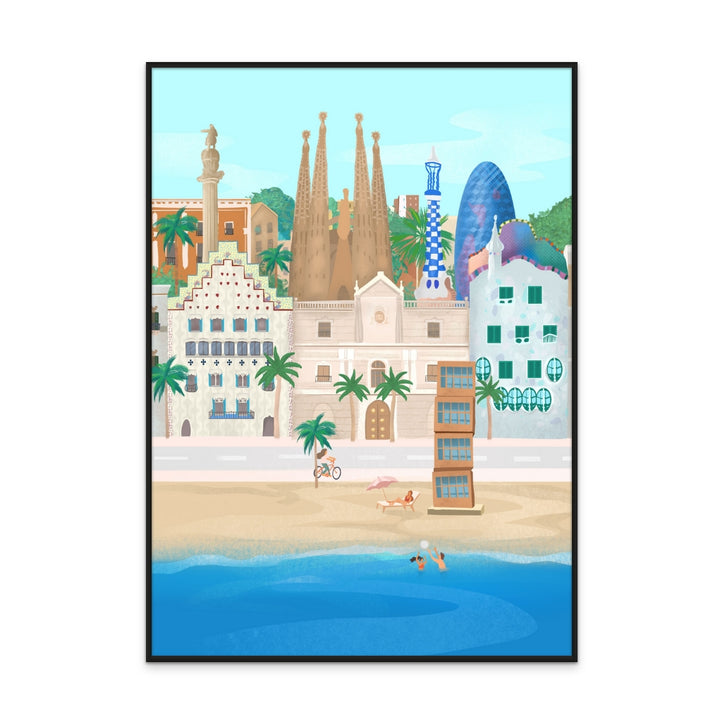 Barcelona Art Print