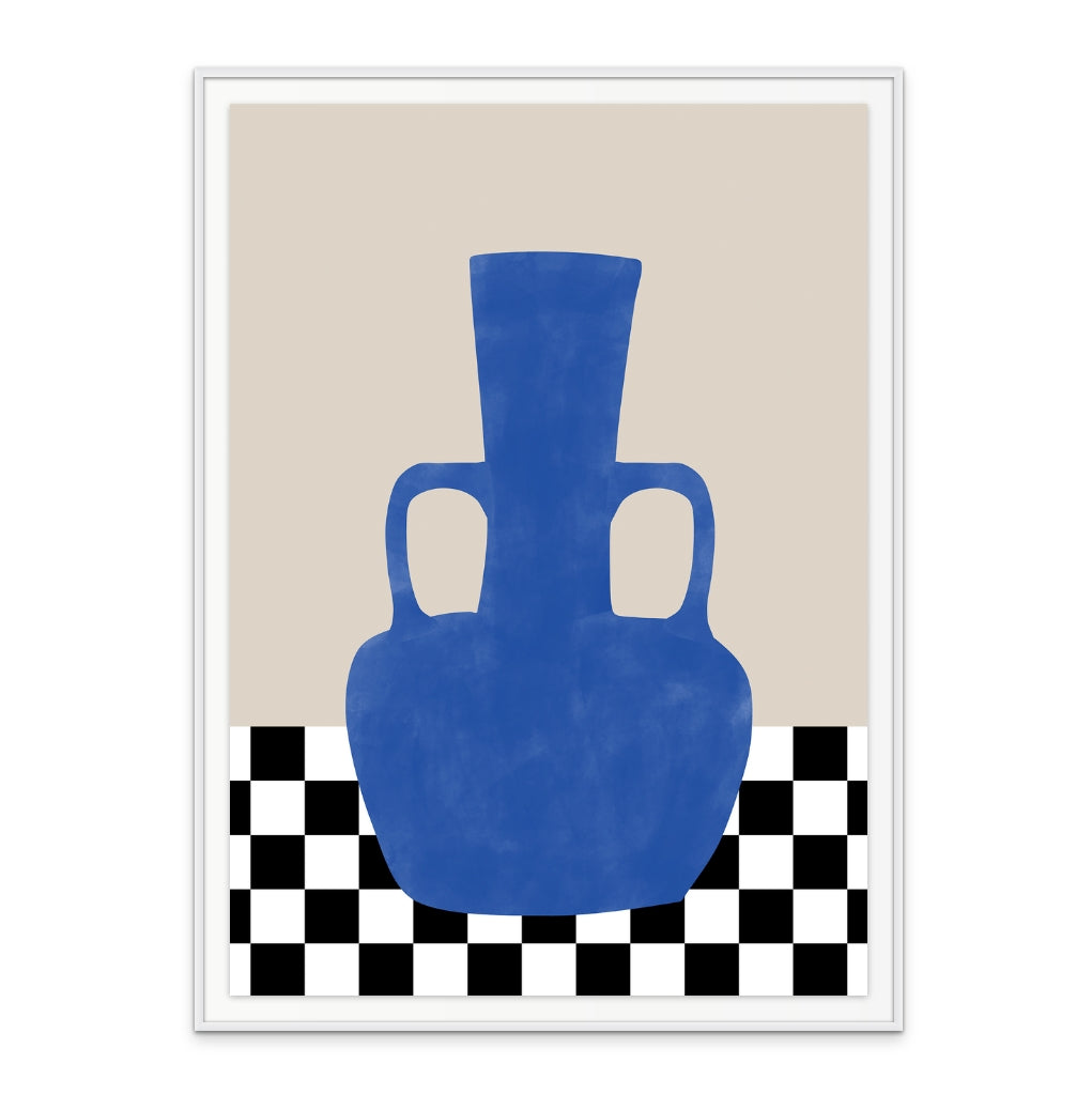 Blue vase Art Print