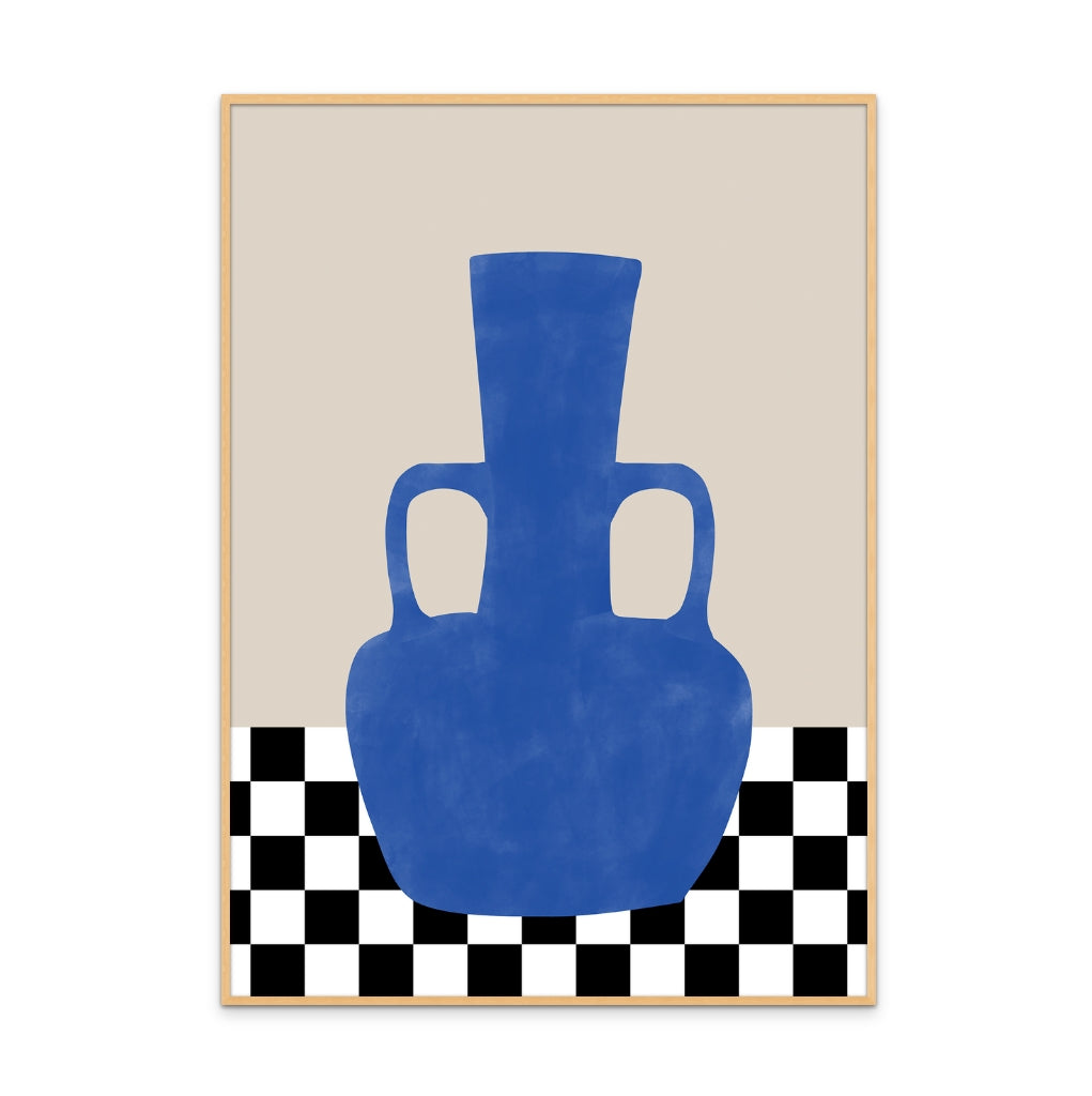 Blue vase Art Print