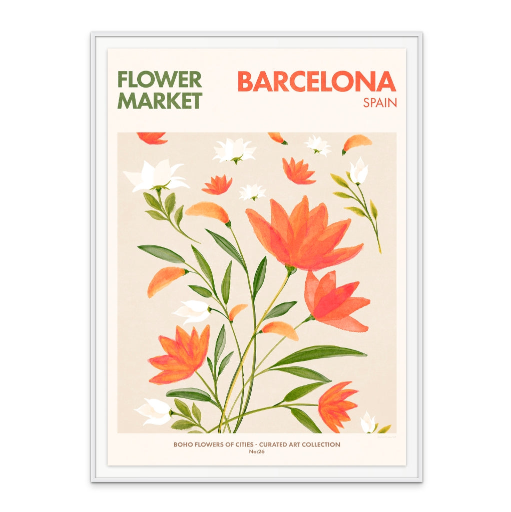 Barcelona Art Print