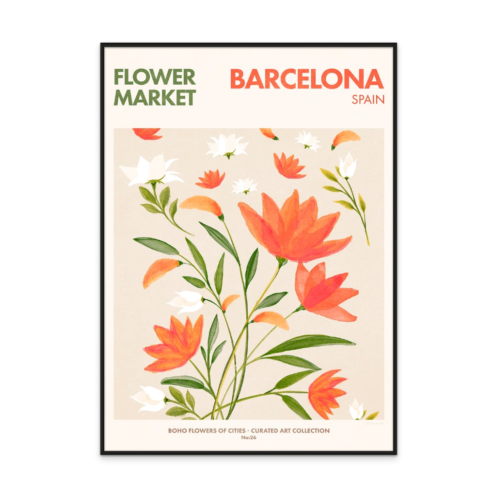 Barcelona Art Print