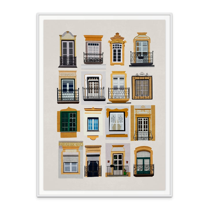 Vintage Windows Art Print