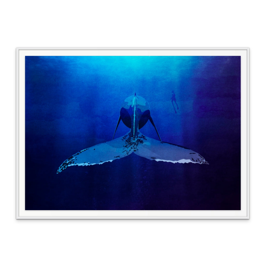 Whale Art Print