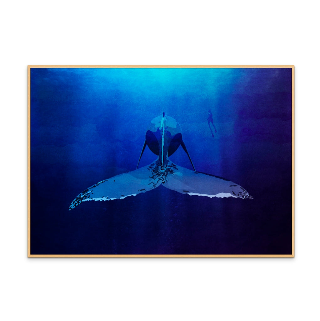 Whale Art Print