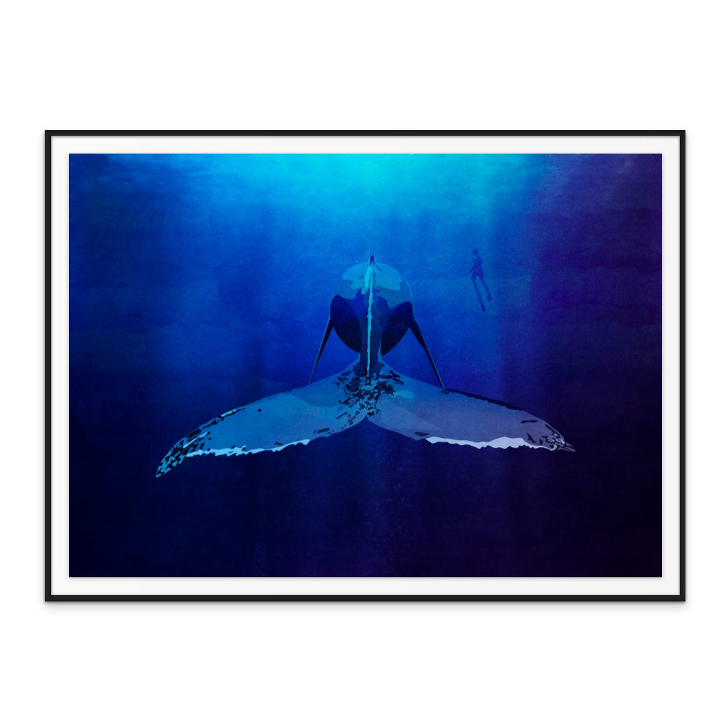 Whale Art Print