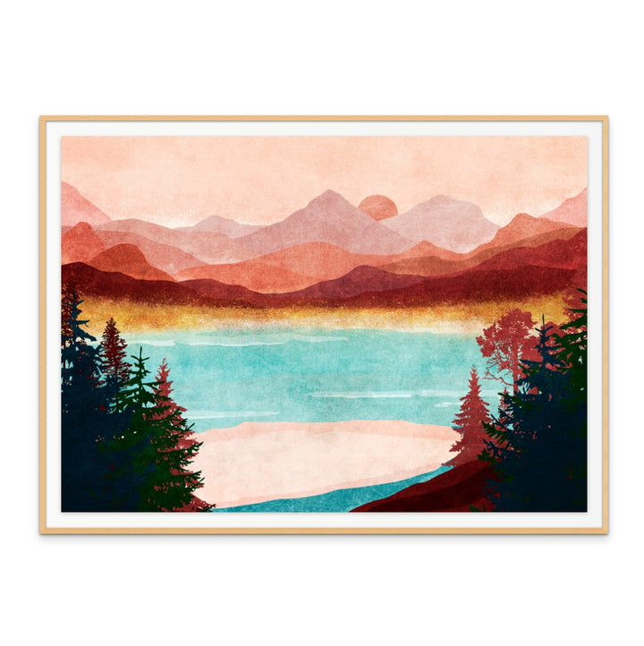 Mountain landscape Art Print