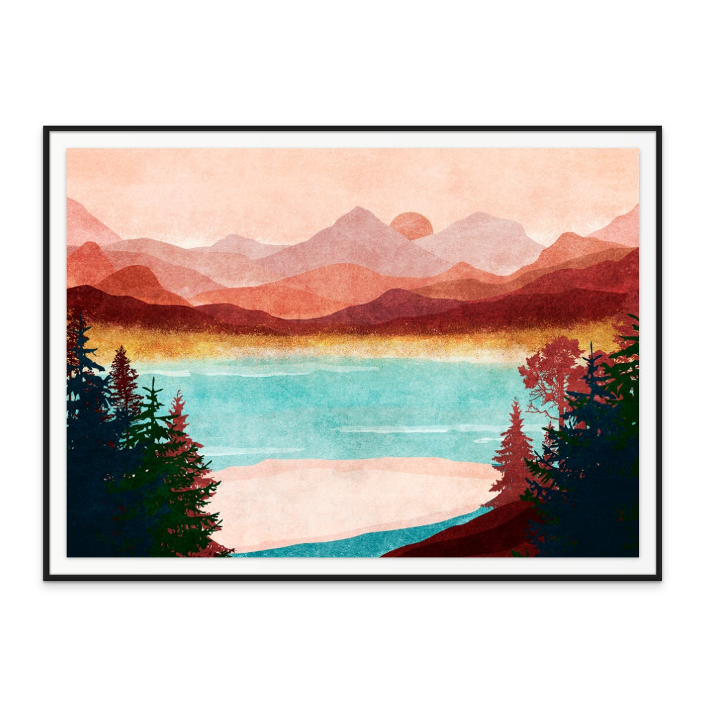 Mountain landscape Art Print