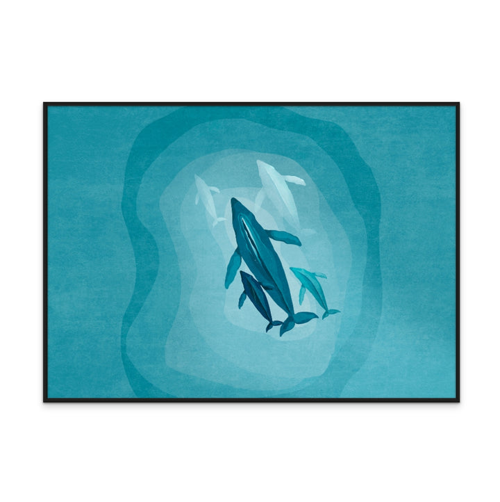 Whales Art Print