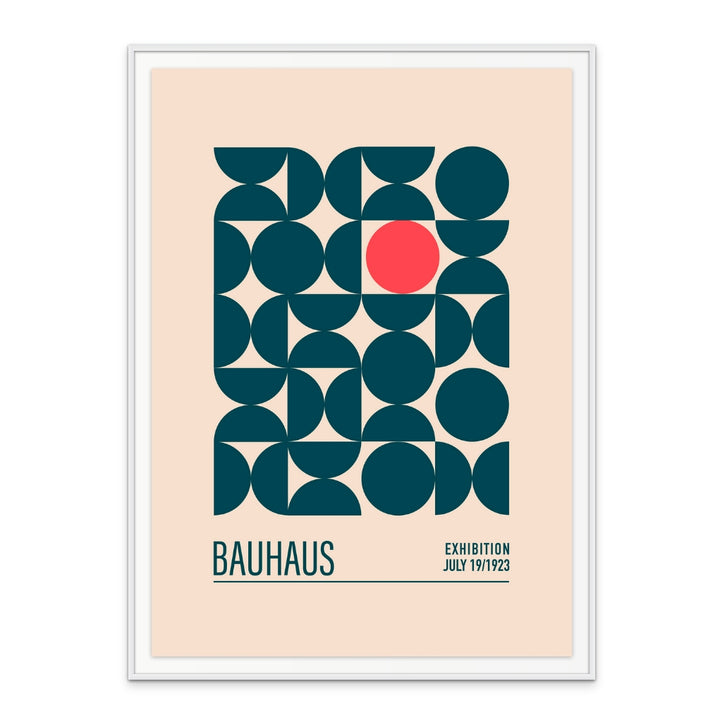 Bauhaus Mavi Kureler Art Print