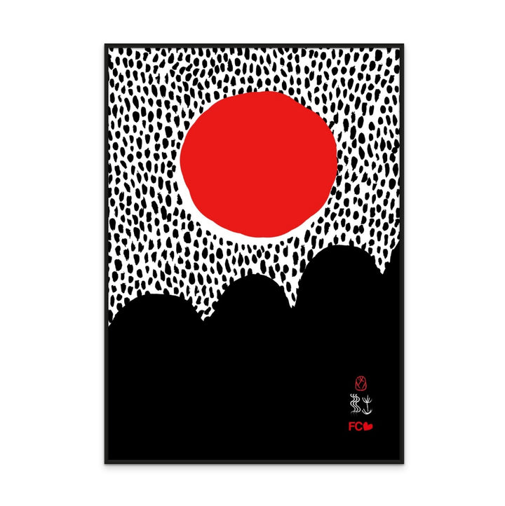 Saigon Sun Red Art Print