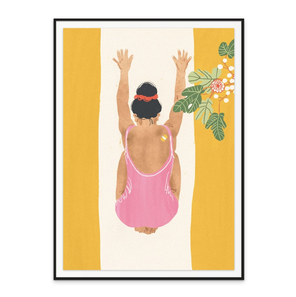 Yoga Time Art Print