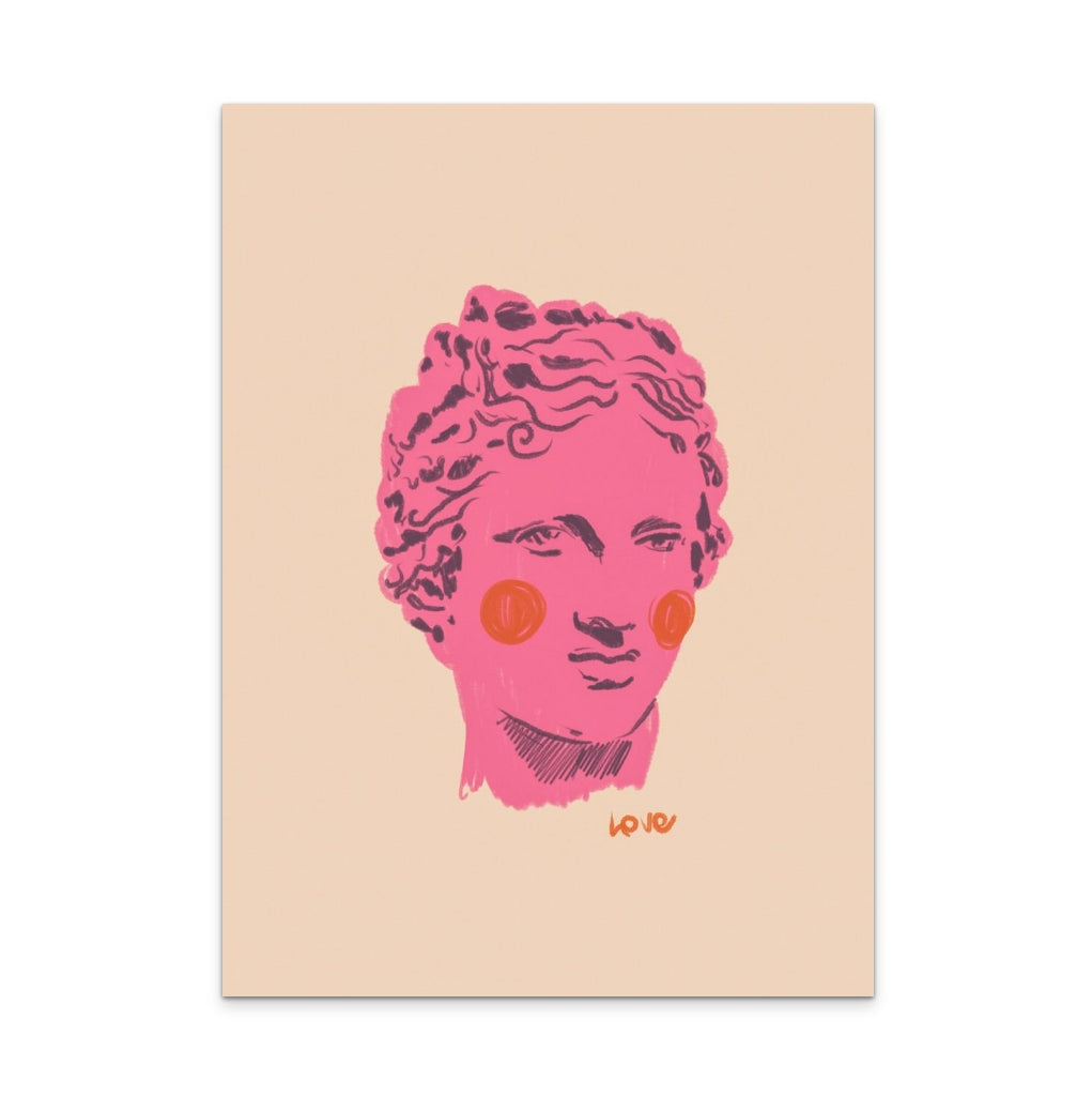 Ancient Head Art Print