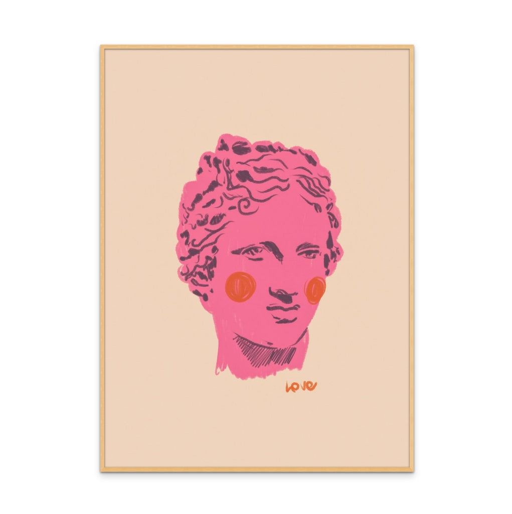 Ancient Head Art Print