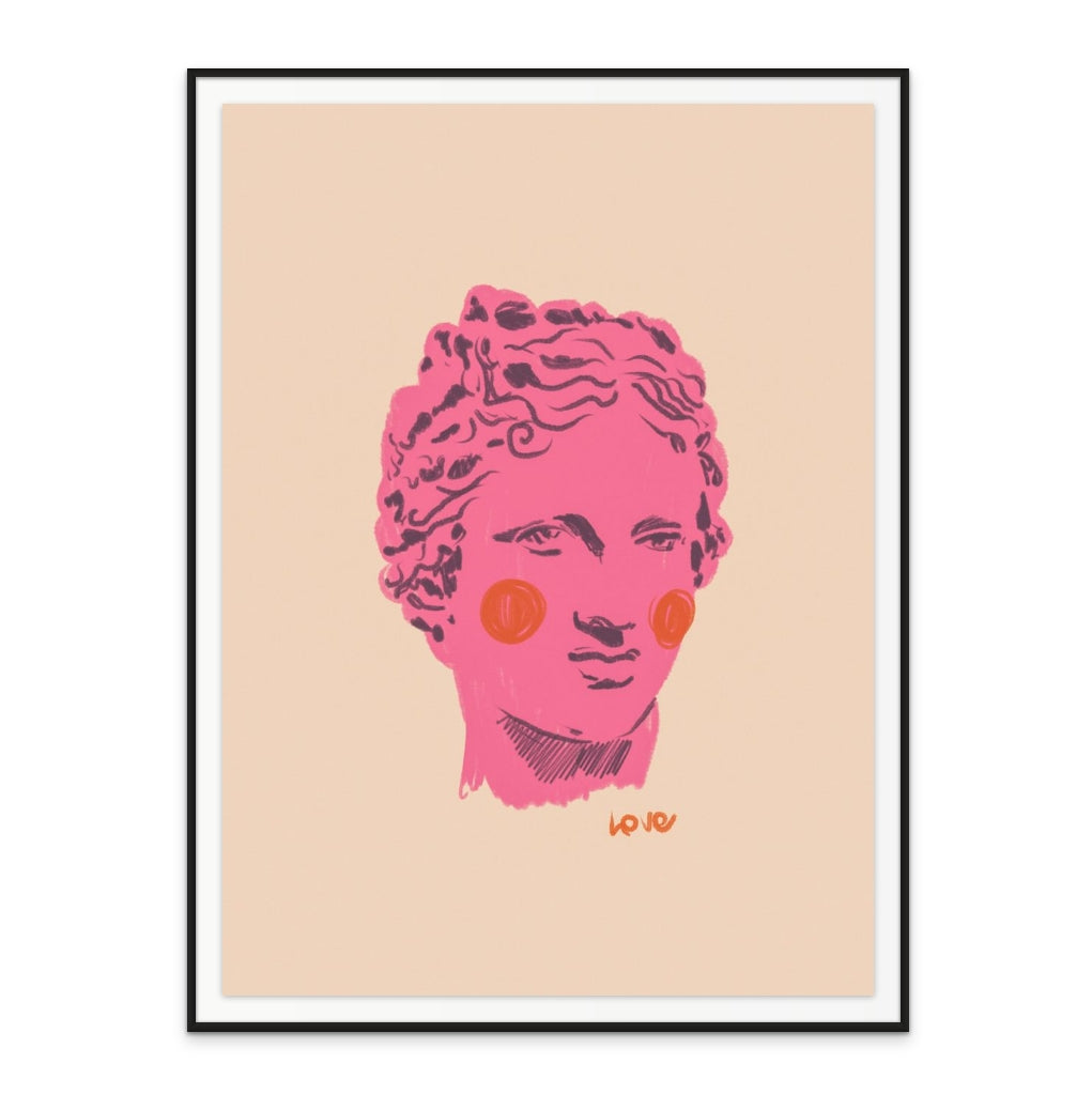 Ancient Head Art Print