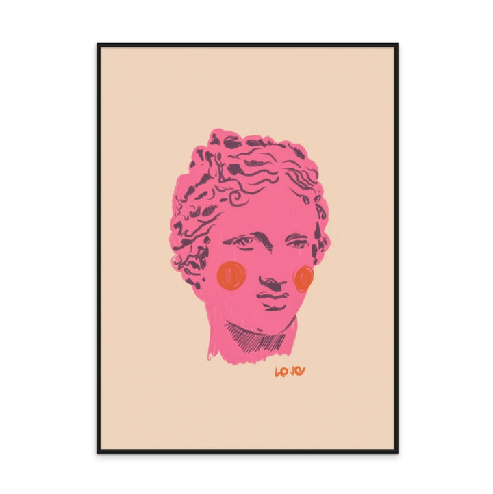 Ancient Head Art Print