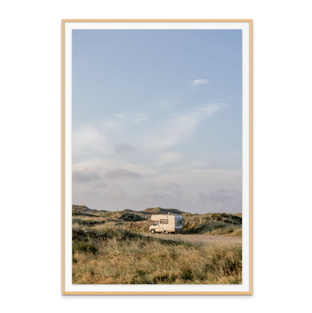 Caravan In the Dunes Art Print