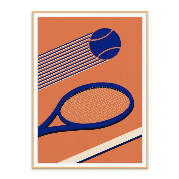 Tennis 80s Art Print