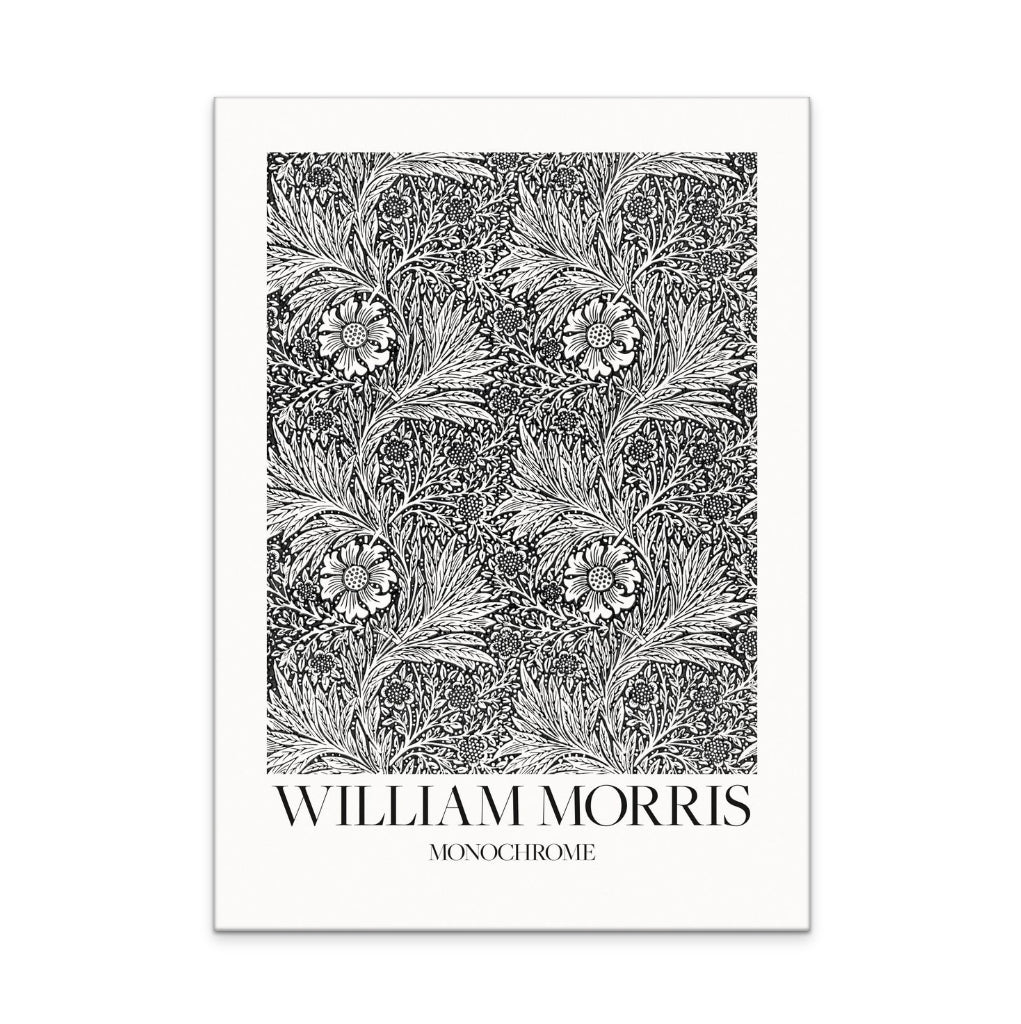 Marigold Monochrome Art Print