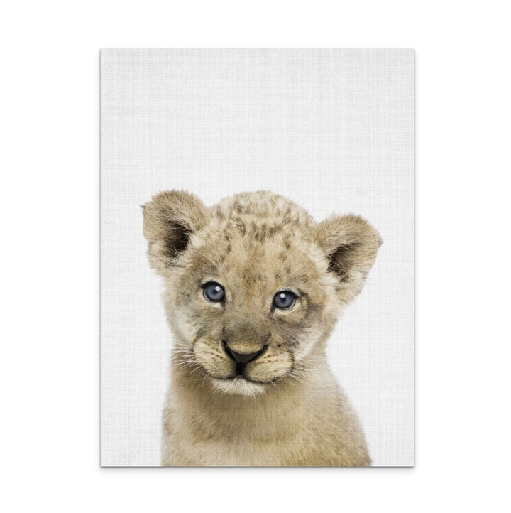 Peekaboo Baby Lion Art Print