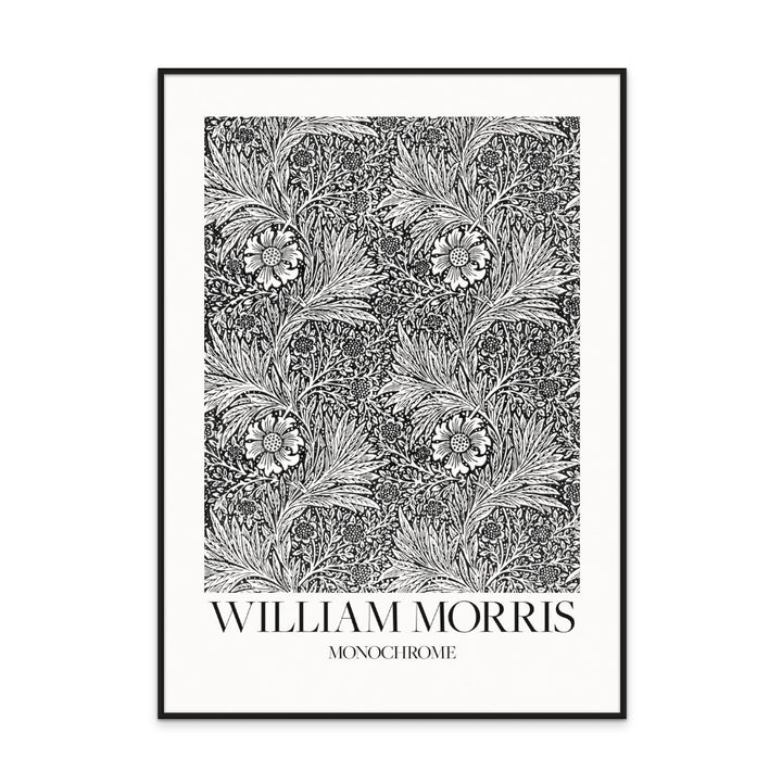 Marigold Monochrome Art Print