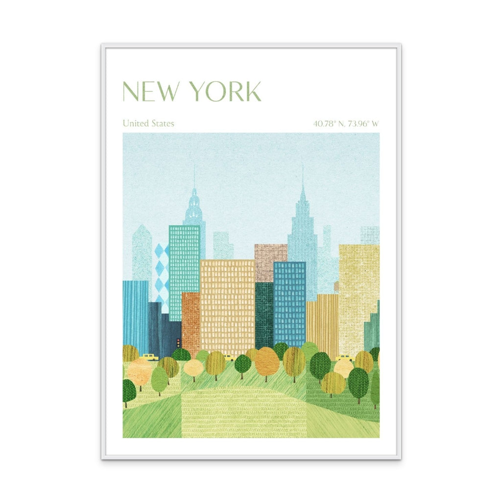 New York, Central Park Art Print