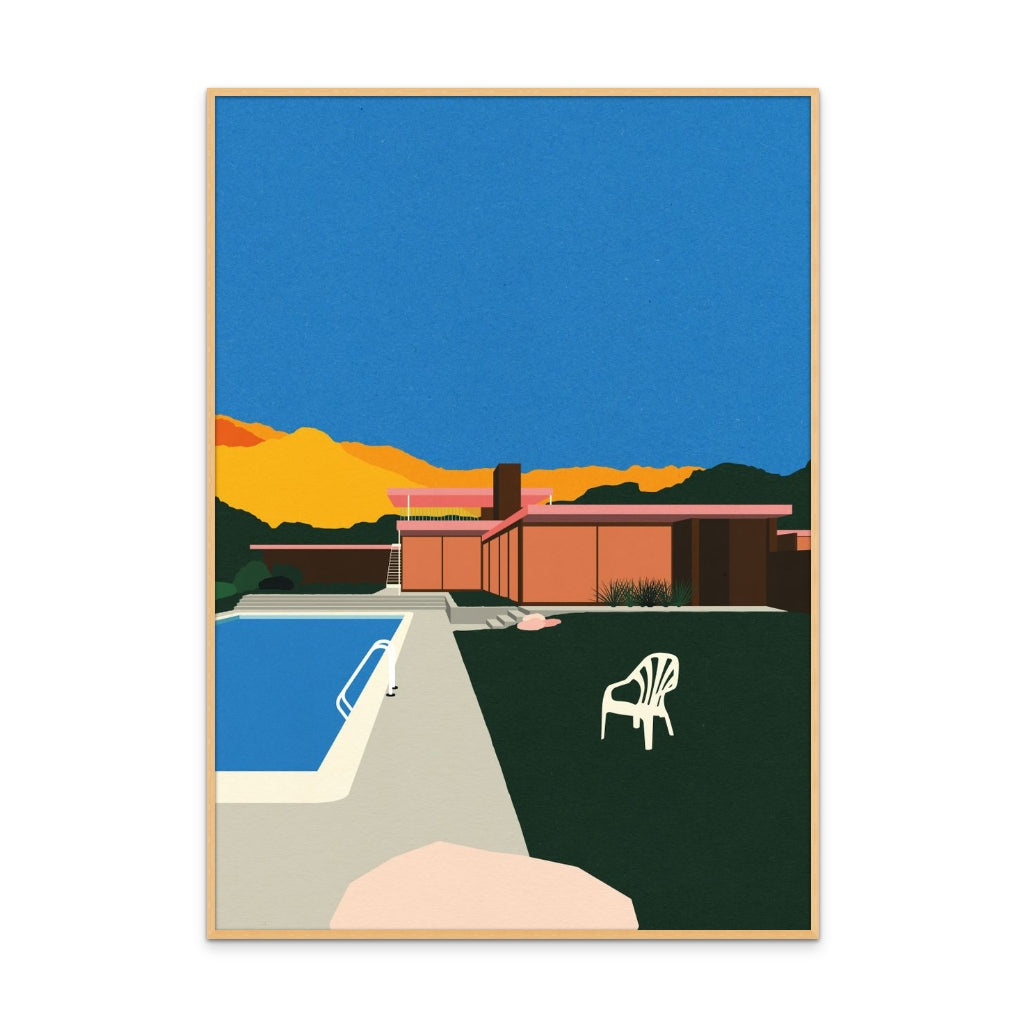 Kaufmann Desert House Poolside Art Print