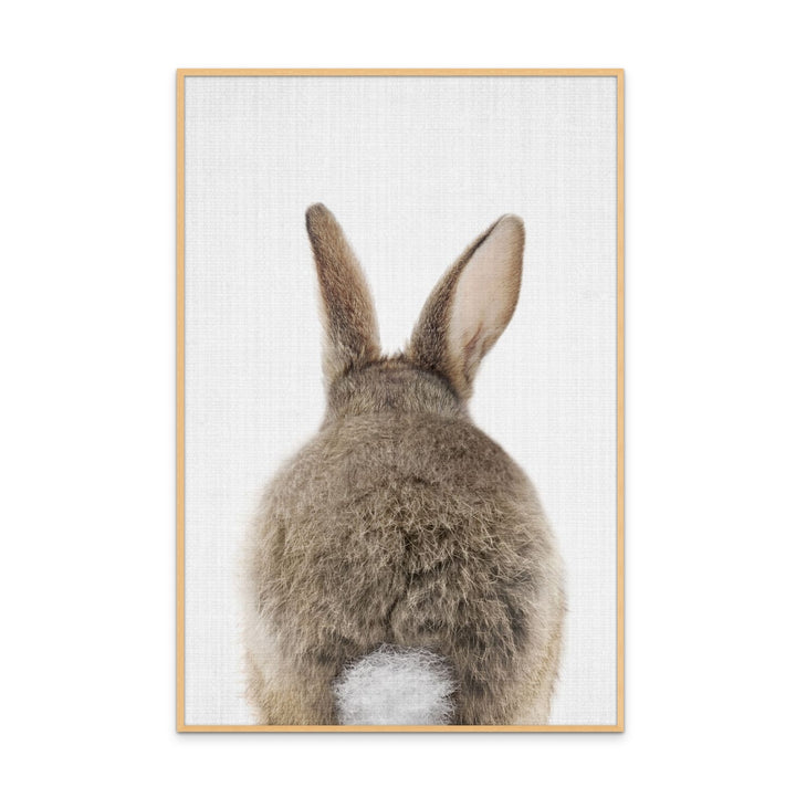 Peekaboo Bunny Tail Art Print