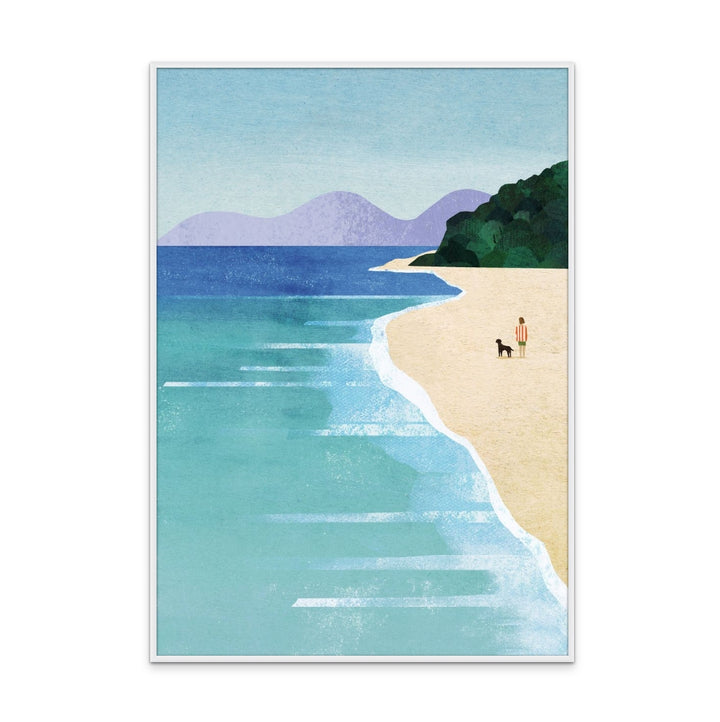 Beach Girl III Art Print