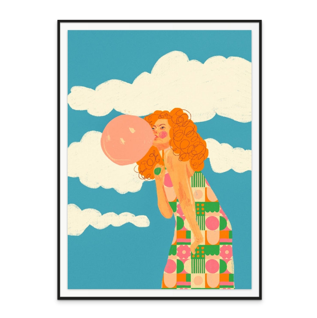 Bubble Gum Art Print