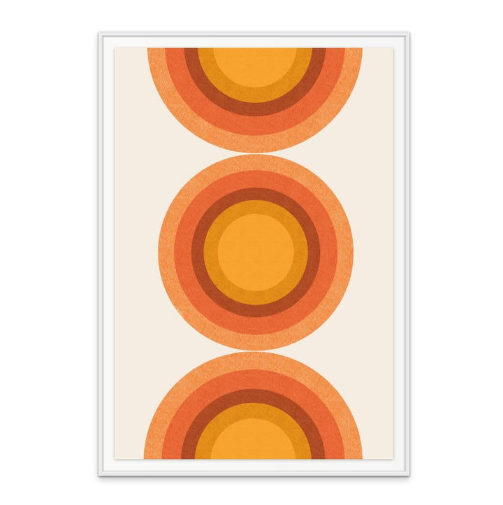 Retro Sun Art Print