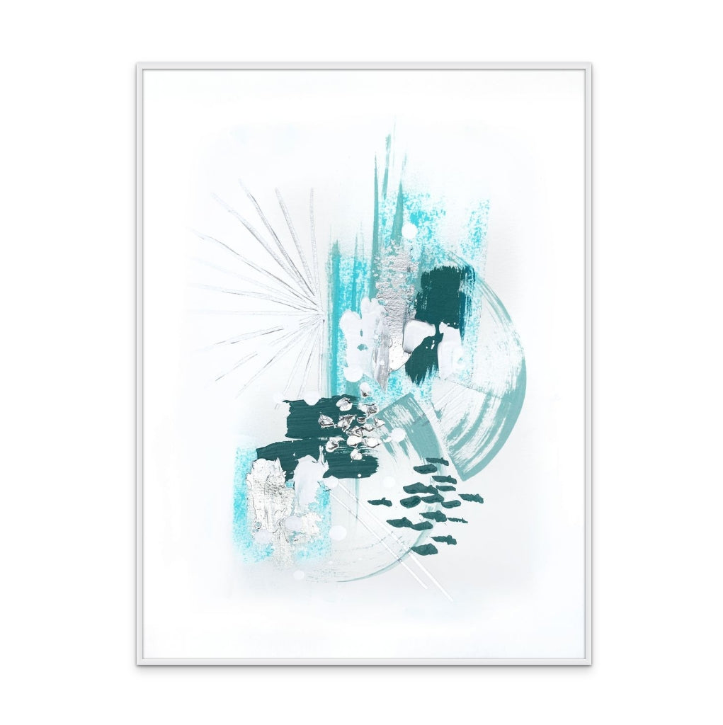 Abstract Mint 2 Art Print