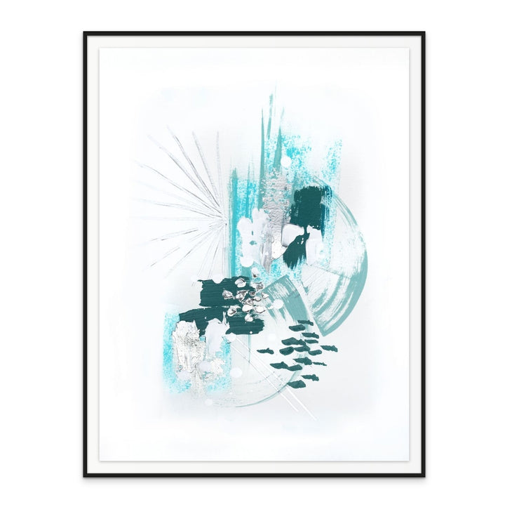 Abstract Mint 2 Art Print