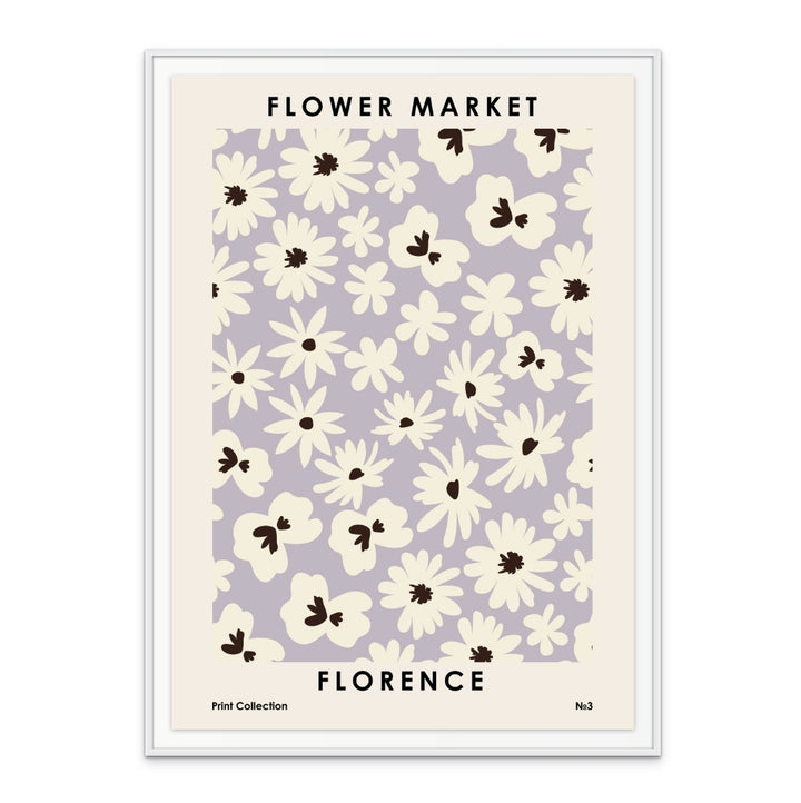 Flower Market Florence Art Print