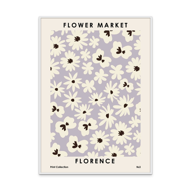 Flower Market Florence Art Print