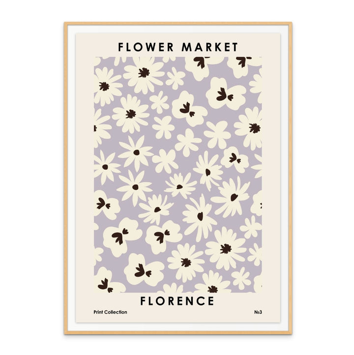 Flower Market Florence Art Print